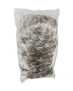 Clear Scraps Chrome Book Ring 2" 100/Pkg-$.30 MSRP - Clear Scraps Chrome Book Ring 2" 100/Pkg-$.30 MSRP