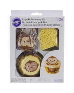 Wilton Cupcake Decorating Kit Makes 24-Monkey