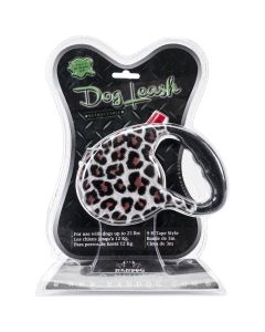 Nandog Pet Gear Nandog Retractable Leash-Snow Leopard