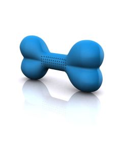 Hugs Pet Products Hydro Dog Bone Toy Blue 6" x 3" x 1.75"