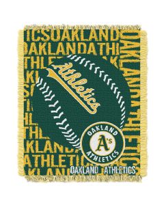 The Northwest Company Athletics  48x60 Triple Woven Jacquard Throw - Double Play Series
