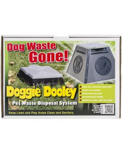 Hueter Toledo Doggie Dooley In-Ground Dog Waste Toilet 14"X14"X10"-