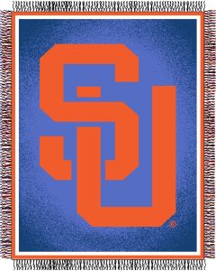 The Northwest Company Syracuse "Focus" 48"x60" Triple Woven Jacquard Throw (College) - Syracuse "Focus" 48"x60" Triple Woven Jacquard Throw (College)