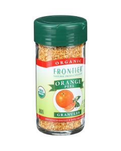 Frontier Herb Orange Peel - Organic - Granules - 1.92 oz