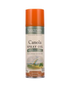 Spectrum Naturals Spray Oil - Canola - with Butter Flavor - 6 oz - case of 6