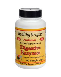 Healthy Origins Digestive Enzymes - 90 Vegetarian Capsules