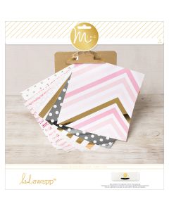 American Crafts Minc Paper Pad 12"X12" 12/Pkg-Signature