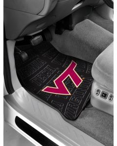 The Northwest Company Virginia Tech College Car Floor Mats (Set of 2) - Virginia Tech College Car Floor Mats (Set of 2)