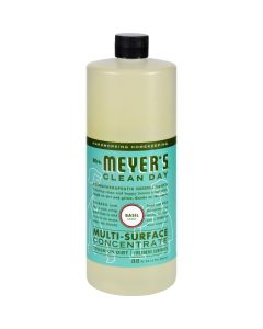 Mrs. Meyer's Multi Surface Concentrate - Basil - 32 fl oz - Case of 6