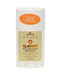 Zion Health Adama Minerals Clay Dry Deodorant Original - 2.5 oz