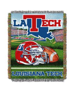 The Northwest Company Louisana Tech College "Home Field Advantage" 48x60 Tapestry Throw