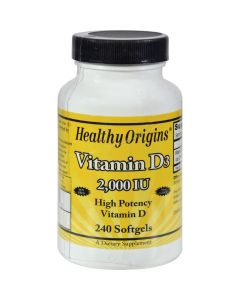 Healthy Origins Vitamin D3 - 2000 IU - 240 Softgels