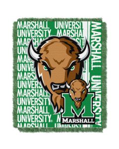The Northwest Company Marshall  College 48x60 Triple Woven Jacquard Throw - Double Play Series