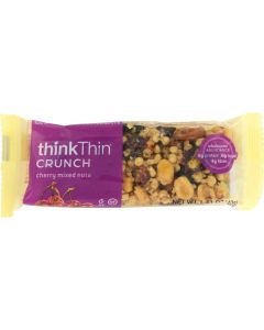 Think Products thinkThin Crunch Bar - Crunch Cherry Mixed Nuts - 1.41 oz - Case of 10