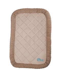 Worldwise goDog Bedzzz Bubble Plush Large 35"X23"-Beige