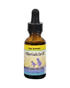 Herbs For Kids Willow and Garlic Ear Oil - 1 fl oz