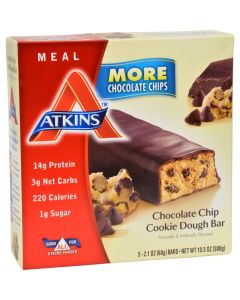 Atkins Advantage Bar Chocolate Chip Cookie Dough - 5 Bars