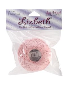 Handy Hands Lizbeth Cordonnet Cotton Size 3-Coral Pink Medium
