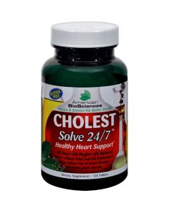 American Bio-Sciences Cholest Solve 24/7 - 120 Tablets