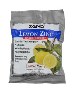 Zand HerbaLozenge Lemon Zinc Lemon - 15 Lozenges - Case of 12