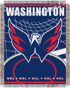 The Northwest Company Capitals 48"x 60" Triple Woven Jacquard Throw (NHL) - Capitals 48"x 60" Triple Woven Jacquard Throw (NHL)