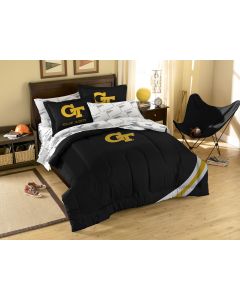 The Northwest Company Georga Tech Full Bed in a Bag Set (College) - Georga Tech Full Bed in a Bag Set (College)