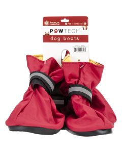 Bh Pet Gear Paw Tech Nylon Dog Boot Large 3"-Red