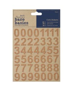 docrafts Papermania Bare Basics Cork Stickers 43/Pkg-Numbers