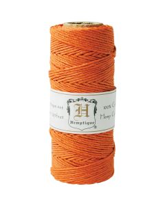 Hemptique Hemp Cord Spool 20lb 205'-Orange