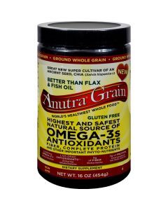 Anutra Omega 3 Antioxidants Fiber and Complete Protein Ground - 16 oz