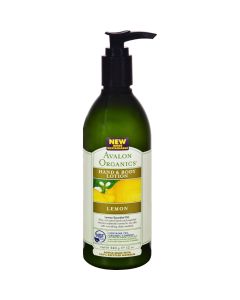 Avalon Organics Hand and Body Lotion Lemon - 12 fl oz