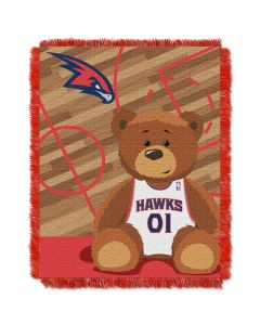 The Northwest Company Hawks  Baby 36x46 Triple Woven Jacquard Throw - Half Court Series