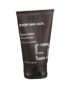 Every Man Jack Face Lotion and Post Shave - Fragrance Free - 4.2 oz