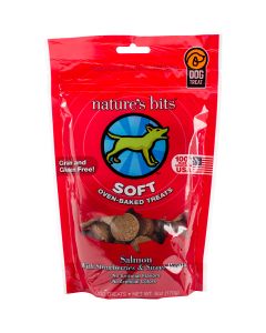 MultiPet Nature's Bits Dog Treats 6oz-Salmon Soft
