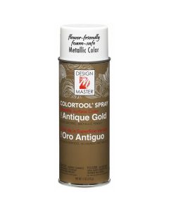 Design Master Colortool Metallic Spray Paint 12oz-Antique Gold