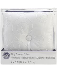 Wilton Ring Pillow 7"X7"-Swirl