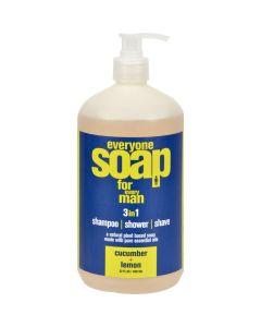 EO Products Everyone Soap - Men Cucumber and Lemon - 32 oz