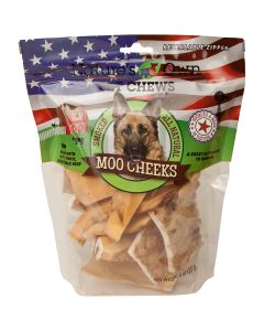 Nature's Own Pet Chews Nature's Own Moo Cheeks Treats 8oz Bag-