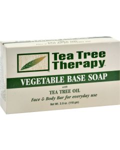 Tea Tree Therapy Vegetable Base Soap with Tea Tree Oil - 3.9 oz