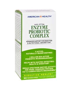 American Health Enzyme Probiotic Complex - 90 Vegetarian Capsules