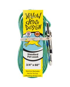 Yellow Dog Design Yellow Dog Lead .75"X60"-Blue & Green Argyle W/Stripes