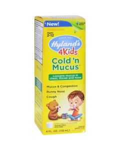 Hyland's Hylands Homepathic Cold 'n Mucus - 4 Kids - 4 fl oz