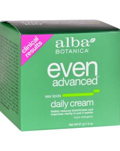 Alba Botanica Natural Even Advanced Daily Cream - 2 oz
