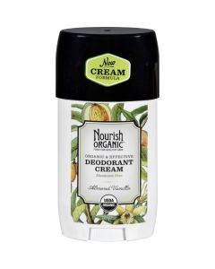 Nourish Organic Deodorant - Cream - Organic - Almond Vanilla - 2 oz
