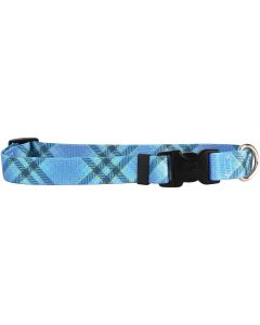 Yellow Dog Design Yellow Dog Collar Extra Small 8"-12"-Blue Kilt