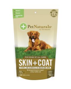 Pet Naturals of Vermont Skin + Coat Chews For Dogs 30/Pkg- - Skin + Coat Chews For Dogs 30/Pkg-