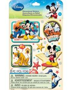 EK Success Disney Dimensional Stickers-Mickey Family Boys