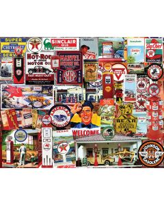 White Mountain Puzzles Jigsaw Puzzle 1000 Pieces 24"X30"-Fill Her Up