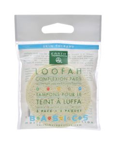 Earth Therapeutics Loofah Complexion Pads - 3 Pads - Case of 12