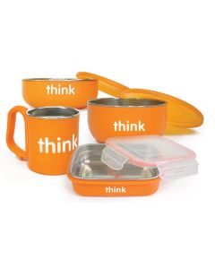 Thinkbaby Feeding Set - BPA Free - Orange